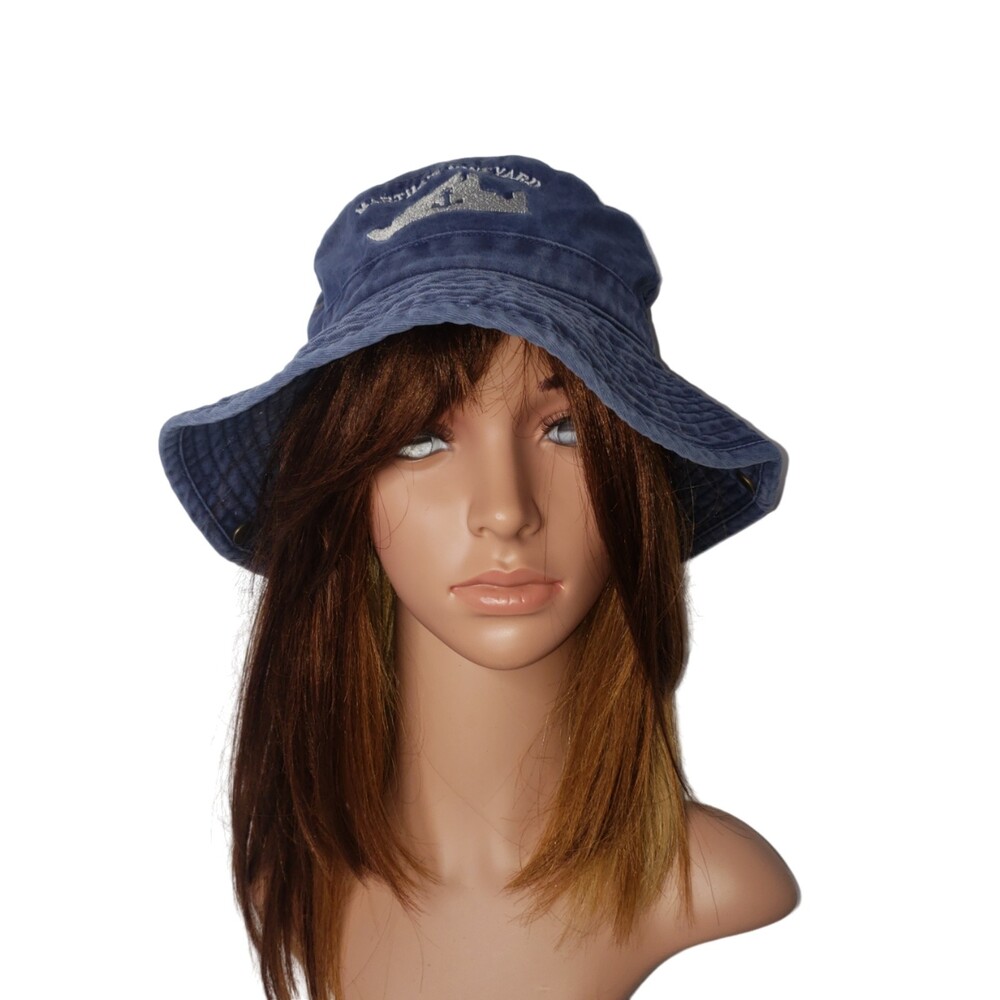 MARTHA'S VINEYARD Blue Bucket Summer Hat